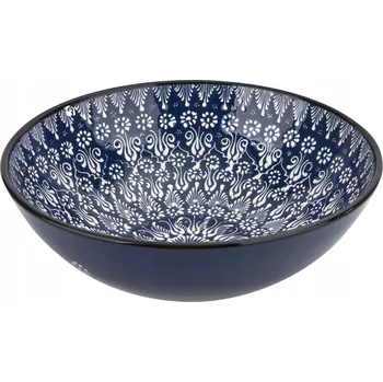 Keramická Salátová Mísa 31 cm orientálně modrá