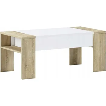 Konferenční stolek Konferenční stolek Kondela čtvercový 98 x 50 x 43 cm, dub sonoma