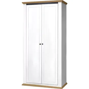 Šatní skříň Kombinovaná skříň LEON MZ2 - bílá/dub grand - doprava zdarma - SLEVA 3% s kodem radost25