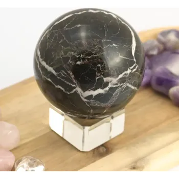 Onyx černý - koule 7,5 cm (550g) č. 1 - klid, vnitřní stabilita a ochrana