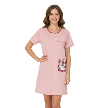 Dámská noční košile Dámská noční košile lososová WOLF D2532 Velikost: XXXL