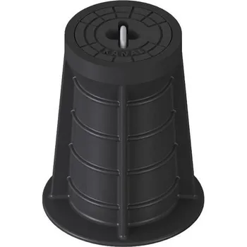 poklop Poklop ventilový PLASTUS, KANAL, víko černé, bitumen, třmen, HECKL