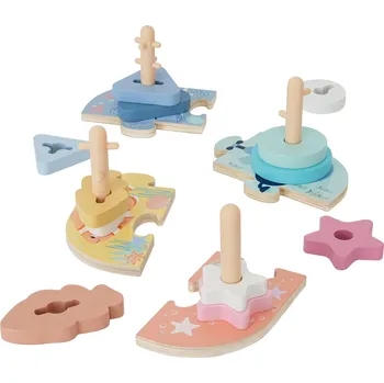 Dřevěná hračka lupilu® Dřevěná motorická hračka (motorická skládačka)