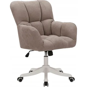 Kancelářská židle Lorel - taupe / bílá