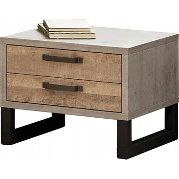 Noční stolek Noční stolek šuplíky Bova BC - piskový dub / wo