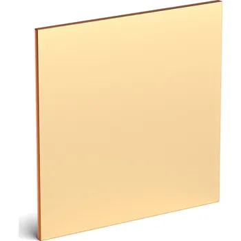 Zrcadlo Zlaté akrylové Zrcadlo 2 mm - ŘEZÁNO NA MÍRU