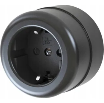 Elektrická zásuvka Elektrická Zásuvka Alkri-Light černá