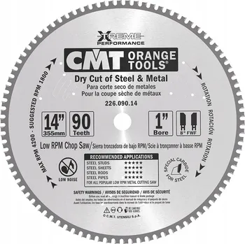 Pilový kotouč 226.090.14 Pilový kotouč HM D=355 F=25,4 Z=90 K=2,2/1,8