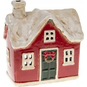 Svícen Keramický svícen Christmas House 12 cm