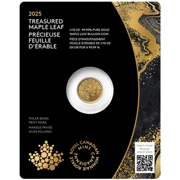 Zlatá mince Treasured Maple Leaf Polar Bears Privy Mark 1...