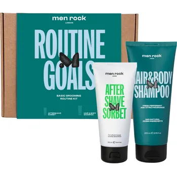 Men Rock dárkový set / balzám po holení / šampon