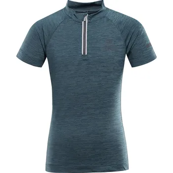 Alpine Pro LATTERO 2 MODRÁ DĚTSKÉ RYCHLESCHNOUCÍ CYKLO TRIKO 164-170