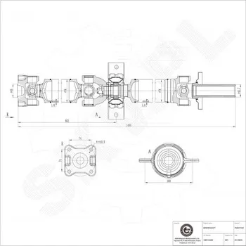 Poloosa kola Hnací hřídel Mitsubishi L200 3401A448 ESEN SKV