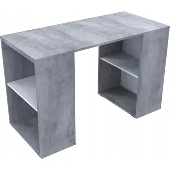 Jídelní stůl Obdélníkový psací stůl Nabbi 120 x 55 x 76 cm betonový vzhled