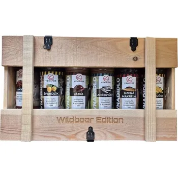 Kosmetická sada Venator dárková sada vnadidel 6x 0,5l - Makrela, Kukuřice, 2x Špendlík, Játra, Ančovička