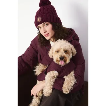 Obleček pro psa Bunda pro mazlíčka Medicine RW25-KUU801 burgundské 83X, vel. M