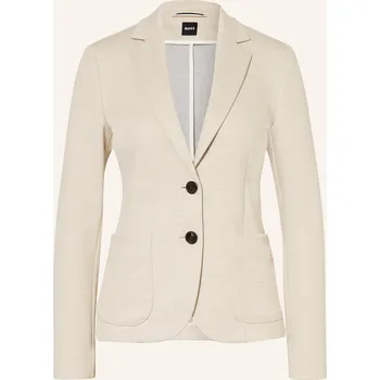 Dámské sako Boss Dámský Blejzr Jonalahra, krémová / béžová, 46