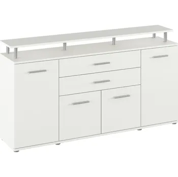 Komoda Komoda Kondela 156 x 35 x 83,6 cm, bílá matná