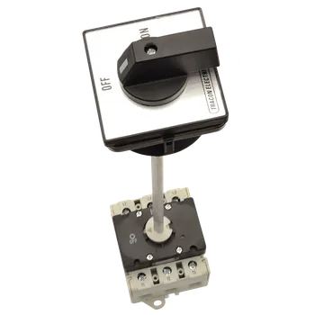 spínač Bezpečnostní vypínač s ovlád. z dveří rozváděče Tracon TS-40/3K 400V, 50Hz, 40A, 3P, 11kW, 64×64mm (Tracon TS-40/3K)