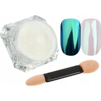 Zrcadlový Prach Efekt Č. 5 Modrý + Aplikátor