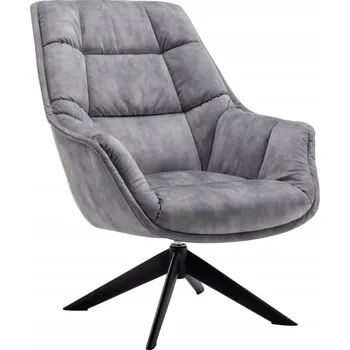 Křeslo Otočné křeslo Kondela šedé
