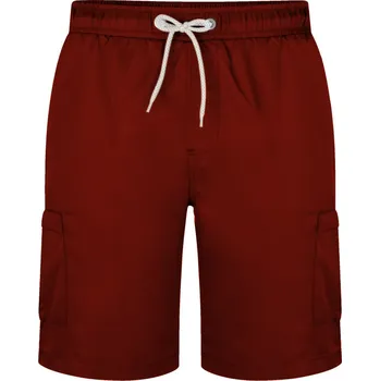 KAM šortky pánské KBS 334 nadměrná velikost 5XL bordó