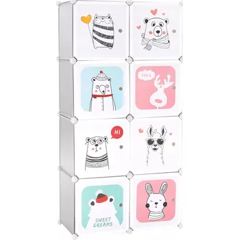 Šatní skříň Skříň Kondela Atrey 74 x 148 x 37 cm šedá