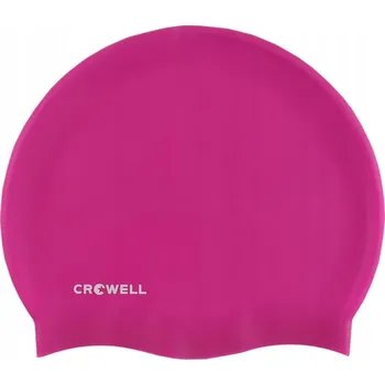 Plavecká čepice Plavecká čepice pro dospělé Silikonová Crowell růžová