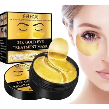 Péče o oční okolí HYDROGELOVÉ NÁPLASTI POD OČI 24K ZLATO 60 kusů MASKA