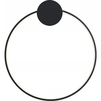 Nástěnné svítidlo NÁSTĚNNÁ LAMPA LED RING KRUH 30CM ČERNÁ