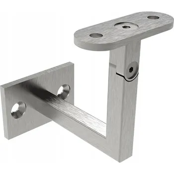 Zábradlí DRŽÁK MADLA NA ZEĎ PLOCHÝ NASTAVITELNÝ AISI 304