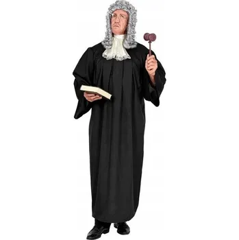Karnevalový kostým Widmann Soudce černý M/L