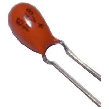 Kondenzátor 6u8/16V TE133, tantalový kondenzátor