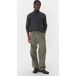 Jack & Jones Kalhoty z materiálu Owen Cade 12282385 Zelená Baggy Fit M