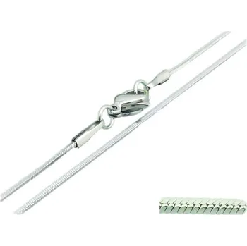 Řetízek Ocelový náhrdelník jemného designu, 450x0,8 mm, váha 2 g, vhodný pro každodenní nošení i jako základ pro přívěsky