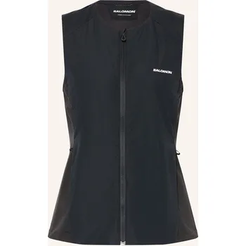 Dámská vesta Salomon Dámská Hybridní Běžecká Vesta Mountain Flex, černá, 42