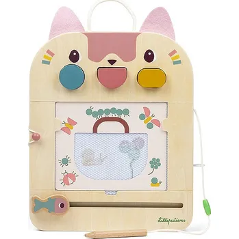 Magnetická kreslící tabulka Lilliputiens Kouzelná tabulka kočička Jeanne