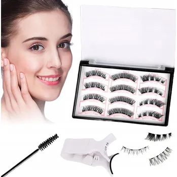 Umělé řasy 3D MAGNETICKÉ UMĚLÉ ŘASY PRO VÍCENÁSOBNÉ POUŽITÍ - SADA 6 PÁRŮ