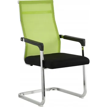 Kancelářská židle Rimala New - zelená/černá/chrom