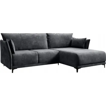 Sedací souprava Rohová Sedací Souprava Kondela látka šedá