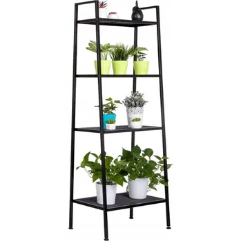 Knihovna Regál Kondela 60 cm x 148 cm x 35 cm černý