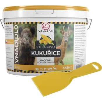 Návnadová pasta a těsto Venator vnadidlo Solná pasta Kukuřice 3kg