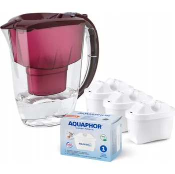 Filtrační konvice Filtrační konvice Aquaphor Amethyst 2,8 l červená