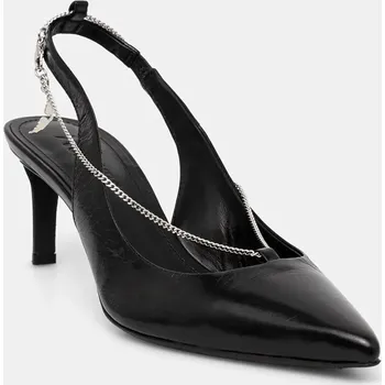 Dámské lodičky Kožené lodičky ZADIG&VOLTAIRE First Night černá barva, SWCT00874 99X, EUR 40