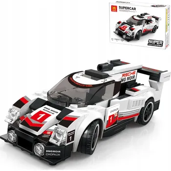 ostatní stavebnice Wange 2883 Stavebnice - Auto Porsche 919 LMP1 Hybrid superchampions 175 dílů