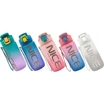 Láhev LÁHEV LAHEV NA PITÍ NA VODU 550 ML S BLOKÁDOU - SPORTOVNÍ LAHEV NA PITÍ 19,5 x 7 CM