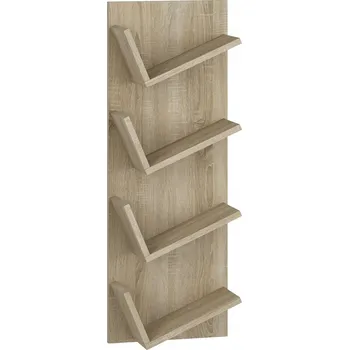 Knihovna Police dřevotřísková Nabbi 33 x 16 cm dub sonoma světlá