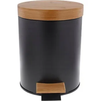 Odpadkový koš Odpadkový koš Zd trading Bambusový 3 l béžový, černý