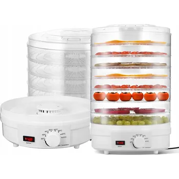 Sušička potravin SUŠIČKA POTRAVIN NA OVOCE, ZELENINU, HOUBY, NASTAVITELNÁ, VELKÁ 500W + 7 SÍT