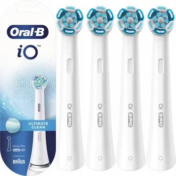 Elektrický zubní kartáček 4x Hlavice pro elektrický zubní kartáček Oral-B iO Ultimate Clean White
